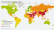 (Sperrfrist: 25.04.18/06:00) Infografik Karte Pressefreiheit weltweit 2018 DEU