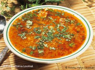 Harira Suppe Tomatensuppe Marokko